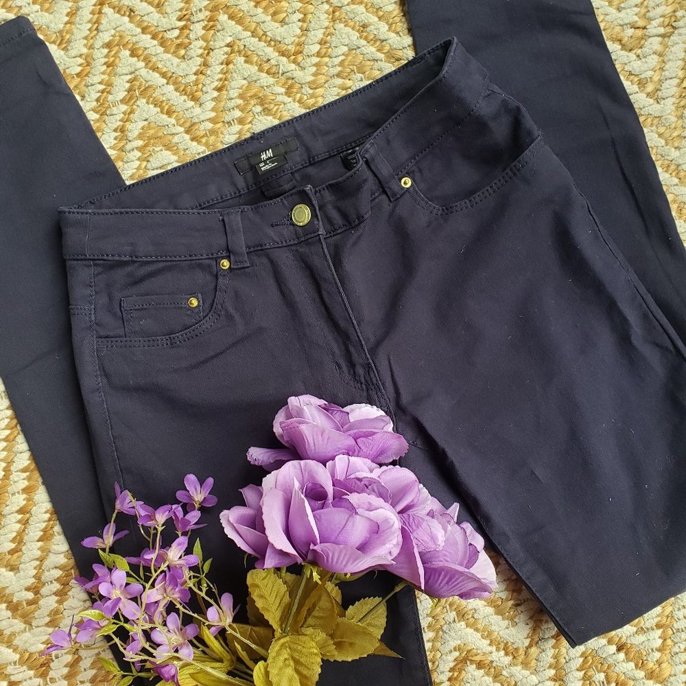 H&M Blue Skinny Jeans Size 6 NEW WITHOUT TAGS!
